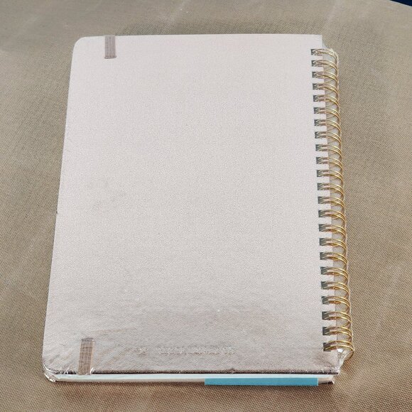 Regolden Book Rose Gold 160 Page Inner Pocket Elastic Band Pen Loop Meeting Book - Picture 10 of 16